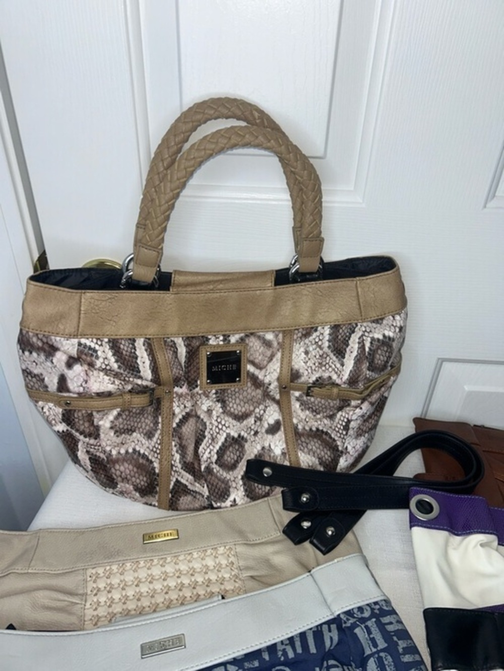 Miche Floral & Neutral Tote Shells Set - 11 piece bundle BASE BAG SHELLS STRAPS